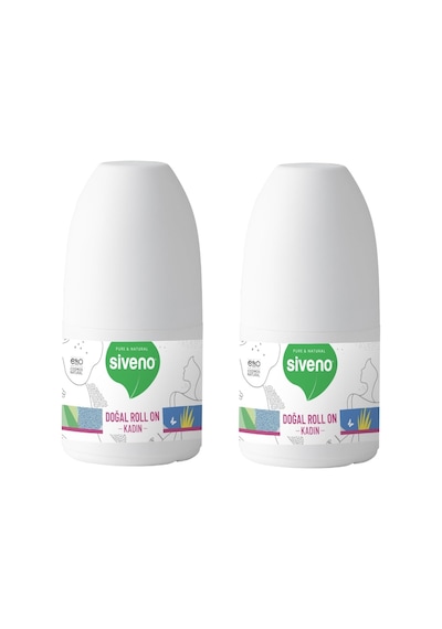 Siveno Doğal Kadın Roll-On Deodorant 50 ML x 2