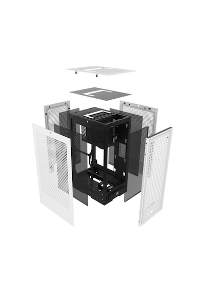 Revolt 3 White Usb 3.2 Premium Itx Small Form Factor Gaming Kasa Cs-hyte-revolt3-w