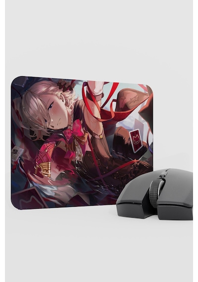 Lyney Genshin Impact Anime Gacha V4 - 22x18 Gaming Mouse Pad Fare Altlığı