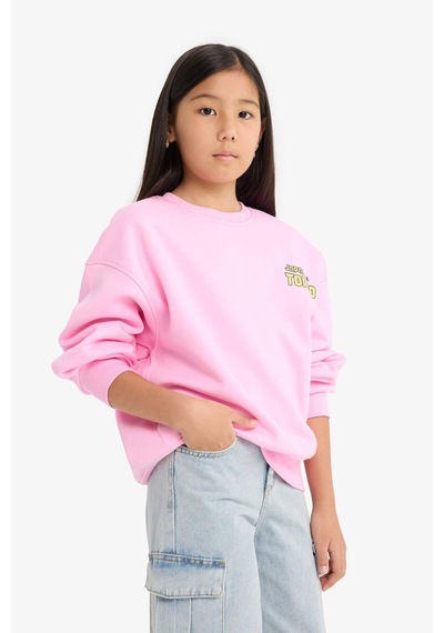 Defacto Kız Çocuk Oversize Geniş Kalıp Bisiklet Yaka Sırt Baskılı İçi Yumuşak Tüylü Sweatshirt E6781a825wnpn666 Pembe Defacto Kız Çocuk Oversize Geniş Kalıp Bisiklet Yaka Sırt Baskılı İçi Yumuşak Tüylü Sweatshirt E6781a825wnpn666 Pembe
