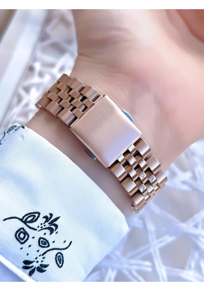 Ferro Rose Gold Renk 3 Atm Suya Dayanıklı Çelik Kordon Özel Tasarım Kadın Kol Saati Bmn.8a2112fe