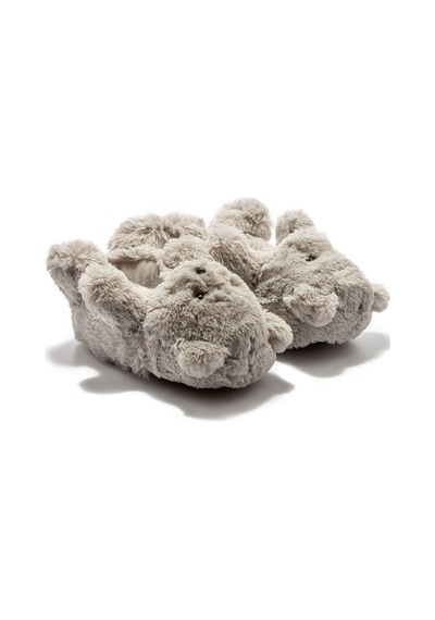 Twigy Teddy Kadın,garson Boy Hayvanlı Panduf Gri 36/41 AA0664