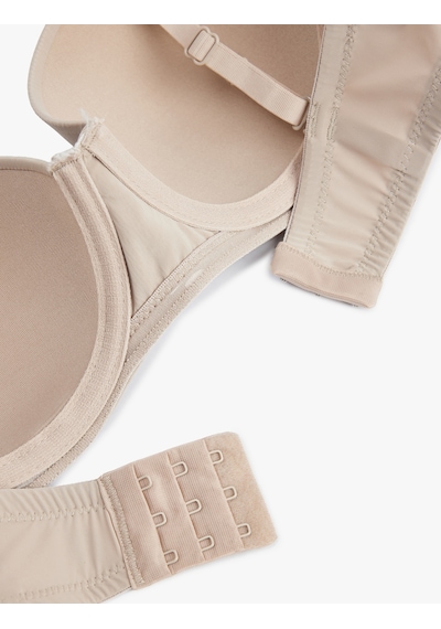 Koton Desteksiz Balenli Comfort Sütyen Bej 6slk10033mk Ekru