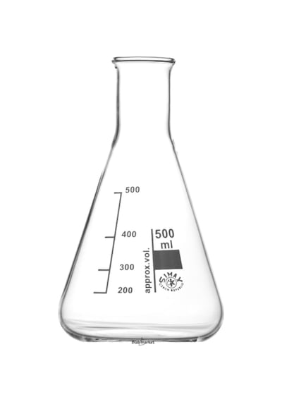 Simax Cam Erlen 500 ML Erlenmeyer Flask Dar Boyunlu