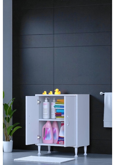 Eliusta Arden 80 Cm Beyaz 2 Bölmeli Banyo Düzenleyici Dolap 1 Raflı Çok Amaçlı Mutfak Dolabı 80x75x32,5 Cm Beyaz Eliusta Arden 80 Cm Beyaz 2 Bölmeli Banyo Düzenleyici Dolap 1 Raflı Çok Amaçlı Mutfak Dolabı 80x75x32,5 Cm Beyaz