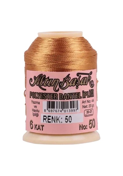 Hubrendy Tedarik Altınbaşak Oya Ve Dantel İpi 20 Gr - Royaleks - No: 050