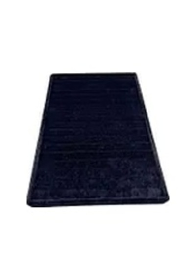 Yerli Üretim Madrid Model Süet Kumaş Siyah Renk 34/24 Cm Kademeli Çekmece Içi Bileklik-kolye Tablası Çok Renkli