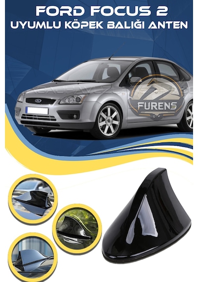 Ford Focus 2 Uyumlu Oto Balık Sırtı Anten Elektrikli Köpekbalığı Balina Tavan Anten
