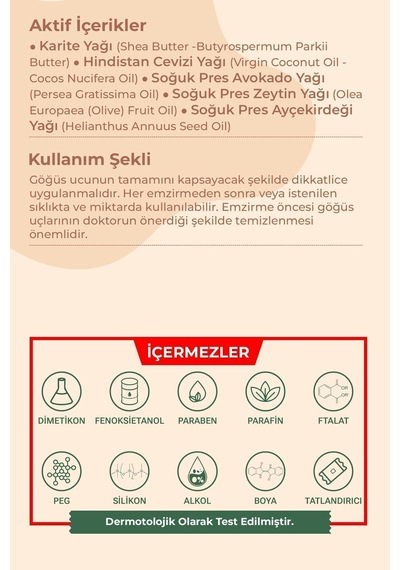 Momwell Organik Göğüs Ucu Balmı 30 ml