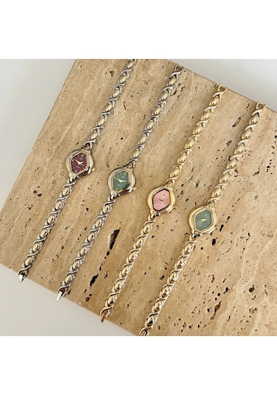 Velinor Silver Yeşil Saat