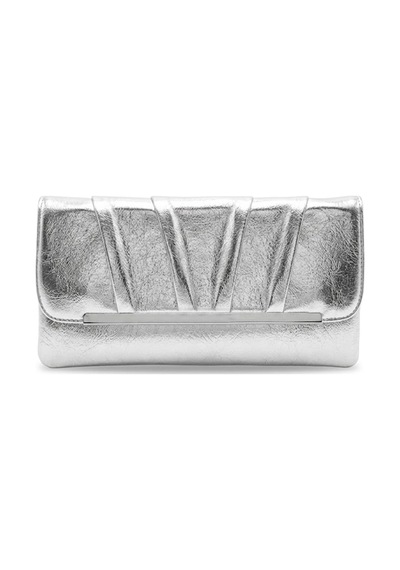 Varol 441 Clutch Kadın Portföy Çanta Gümüş