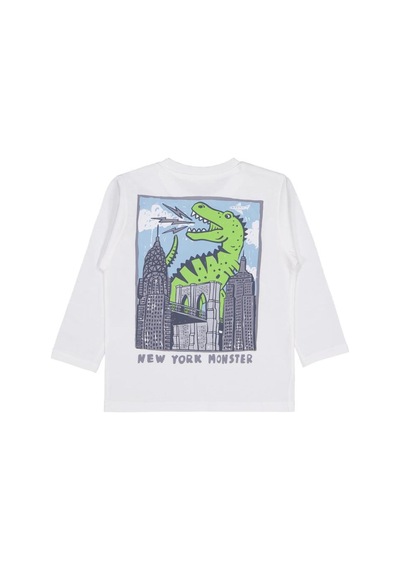 Civil Boys Stay Brave baskılı 2-5 Yaş Sweatshirt Ekru