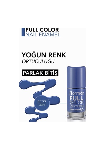 Flormar Full Color Parlak Bitişli Oje FC77