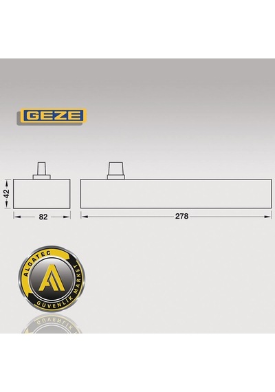 Geze Ts 500 N Zemine Gömme Kapı Kapatıcı Hidrolik