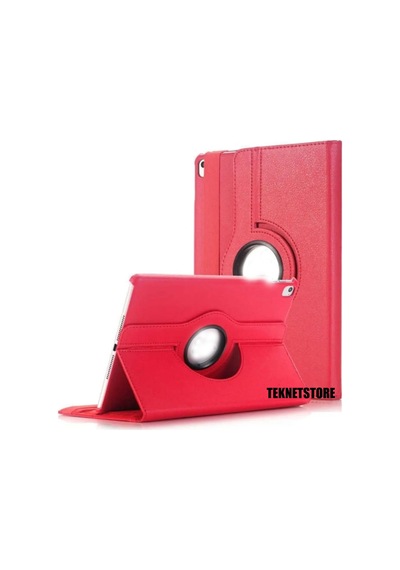 Apple Uyumlu iPad, 9. Nesil 2021 10.2 Inç Tablet Standlı 360 Dönebilen Deri Kılıf Leather Case Tam Kılıf