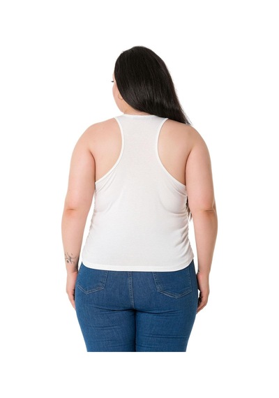 Disentis Büyük Beden Önü Ve Yanları Drapeli Halter Yaka Ekru Body-ekru Ekru