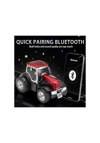 Traktör Görünümlü Bluetooth Hoparlör Sd Kart Usb Fm Radyolu Şarjlı Taşınabilir Speaker