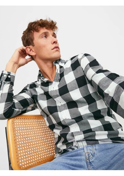 Jack & Jones Jjegingham Twill Erkek Gömlek 12181602-19394 001