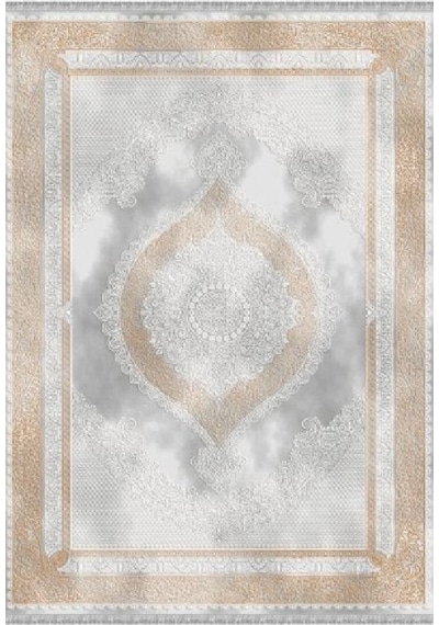 Ipek Halı Blossom 13416 Gri 160x235 Saçaklı
