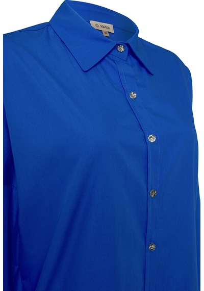 Aker Basic Cotton Bluz Saks Saks