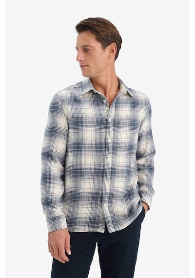 Defacto Regular Fit Polo Yaka Kareli Flanel Uzun Kollu Gömlek E8184ax25wnnv125 Lacivert-nv125 Defacto Regular Fit Polo Yaka Kareli Flanel Uzun Kollu Gömlek E8184ax25wnnv125 Lacivert-nv125