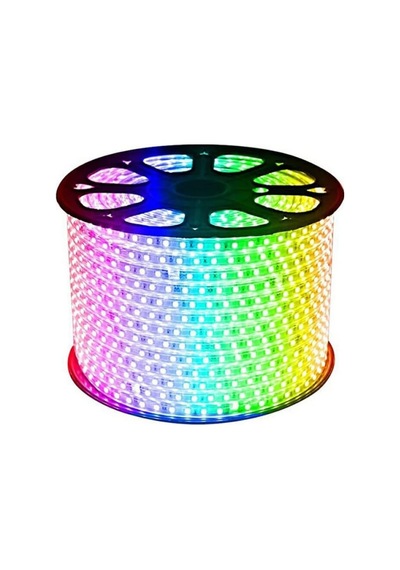 Sunlight Kare Işıklı Hortum Şerit Led Işık 3 Çip 5050 100 Metre Rgb