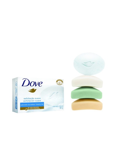 Dove Exfoliating Cream Bar Sabun 90g - Nemlendirici Ve Peeling Etkili 2'li Ekonomik Paket - 2 A Tarı