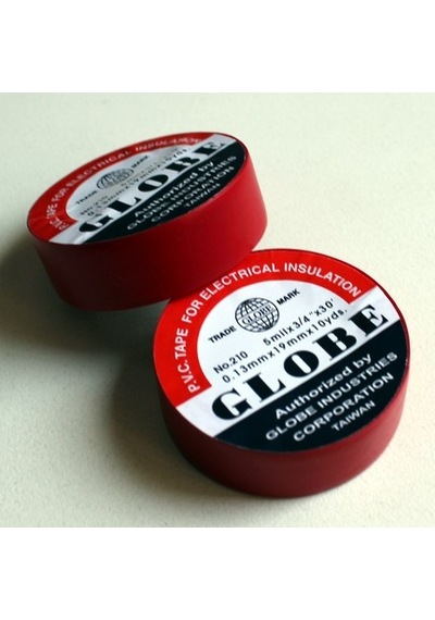 Globe Elektrik Bandı İzole Bant Kırmızı