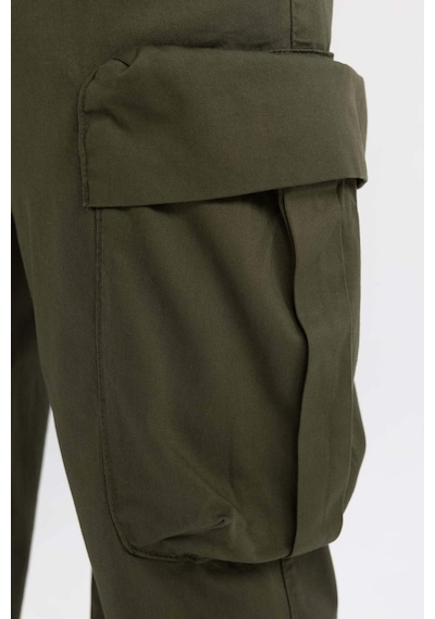 Defacto Gabardin Pantolon Rustik Loose Fit Kargo Cepli B8606AX23WNKH341 Haki Defacto Gabardin Pantolon Rustik Loose Fit Kargo Cepli B8606AX23WNKH341 Haki