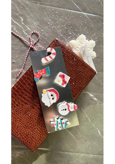 Yılbaşı Özel Dolap Süsü/magnet 6lı
