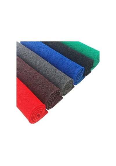 14 Mm Kıvırcık Paspas Dış Mekan Paspası Karmaşık Kaymaz Yolluk 120 X 1000 Cm, Kırmızı Diğer
