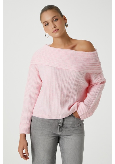 Ritnice Kadın Perla Grade Pembe Yumuşak Triko Kazak Softpembe