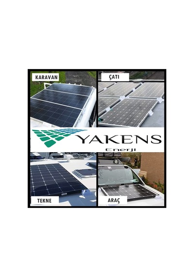 Karavan Tekne Güneş Paneli Montaj Braket Seti 7 Parça + Kablo Geçiş Kapağı