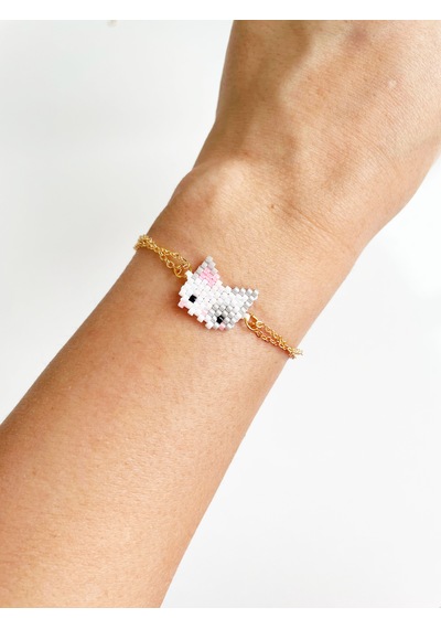 Nevoaccessory Kedi Miyuki Charm Bileklik Çok Renkli