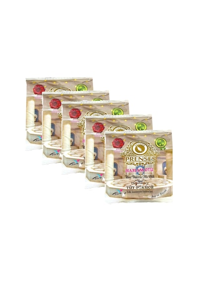Prenses Gül Kokulu Tüy Dökücü Hamamotu Tozu 5 x 200 G