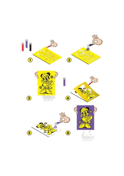 Eğitici Ve Eğlenceli Kum Boyama Seti-disney Mickey Clup & Happy New Year Ds-36