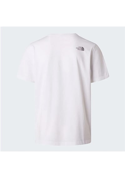 The North Face M Mountaın Lıne Regular Eeve Tee Erkek T-shirt Nf0a8guxfn41 Whıte