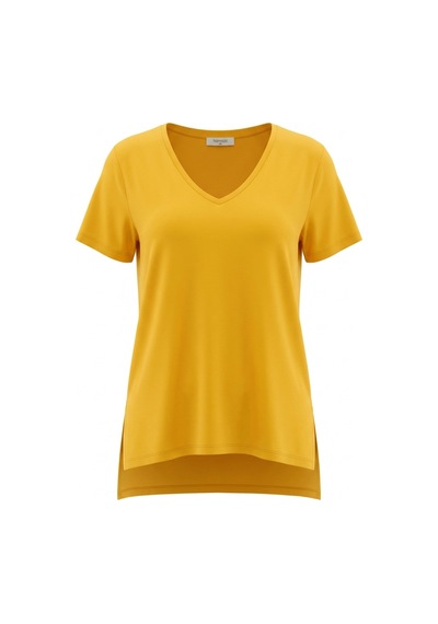 Hanezza Kadın Büyük Beden V Yaka Yanı Yırtmaçlı Pamuklu Viskon T- Shirt Serifikalı Kumaş Sarı/v1 - 30798238 Sarı/v1 Hanezza Kadın Büyük Beden V Yaka Yanı Yırtmaçlı Pamuklu Viskon T- Shirt Serifikalı Kumaş Sarı/v1 - 30798238 Sarı/v1