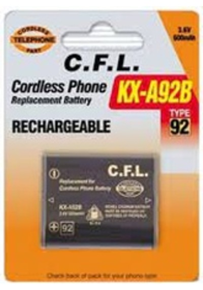 C.F.L Kx-a92b 3.6 V 600 Mah