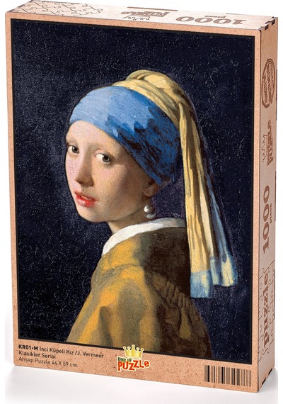 King Of Puzzle İnci Küpeli Kız - Johannes Vermeer 1000 Parça