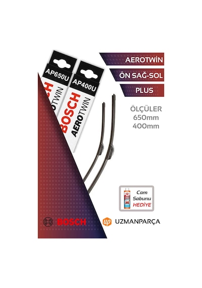 Bmw X1 2015-2022 Muz Tipi Aerotwin Plus Ön Silecek Takımı Bosch Ap650u+ap400u