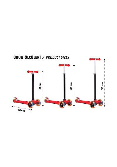 Shinaro Maxi 3 Tekerlekli Scooter