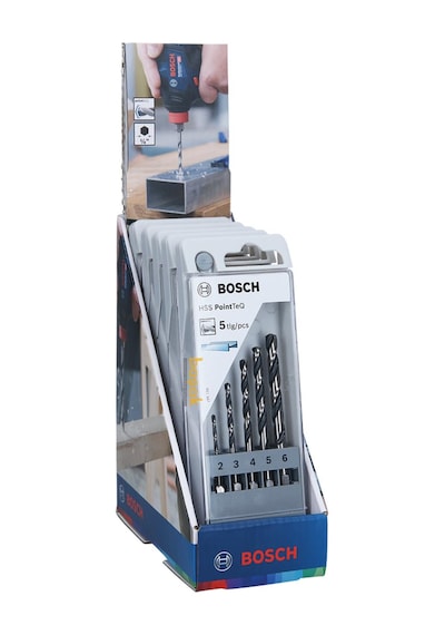 Bosch 2-6 Mm 5'li Pointeq /4 Hss Metal Matkap Ucu Seti 2607002825