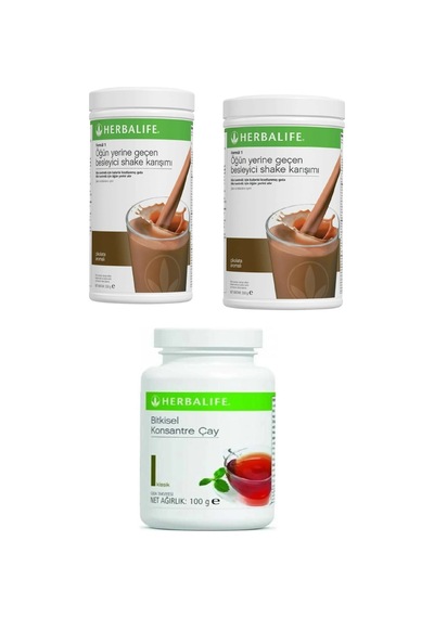 Herbalife 2 Adet Çikolata Shake Ve 1 Adet 100 Gr Klasik Çay