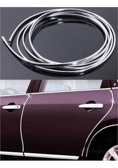 Geçmeli Kapı Koruyucu Çıta Nikelaj 1-5-10-15-25 Metre 6Mm