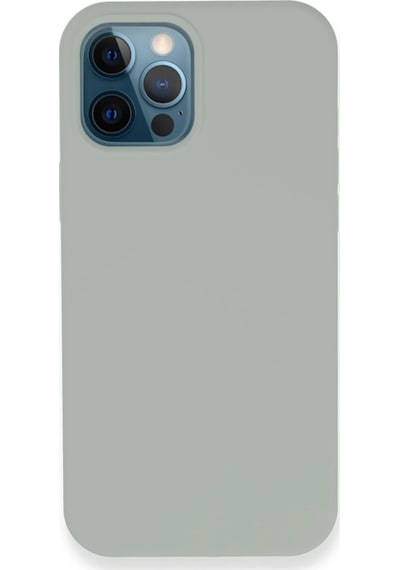 Ilkeshop Newface Apple iPhone Uyumlu 12 Pro Kılıf Lansman Legant Silikon - Açık Gri
