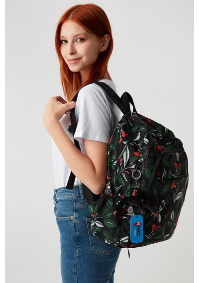 Nemo Bags Kadın Desenli Çantası Krinkıl Su Geçirmez Okul Çantası