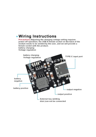 5v2a Power Bank Type-c 5v 2a Güçlendirici Step-up Boost Converter Modülü