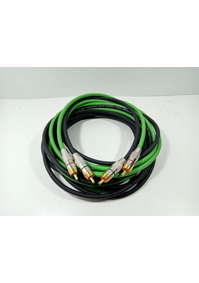 Amfi Rca Kablosu 5 Metre - El Yapımı %100 Bakır Parazit Yapmaz Pro Özel Anfi Rca Ses Kablosu