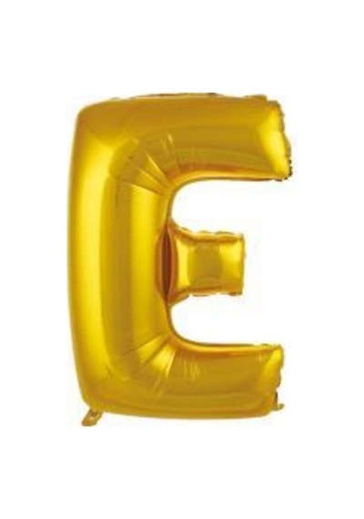 40 Inç 100 Cm Altın Folyo Harf Balon E A